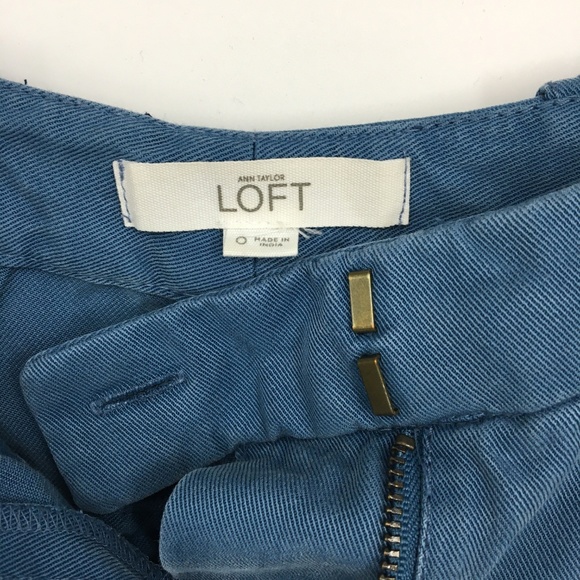 Ann Taylor LOFT Blue Lyocell Chino Jogger Pants - Picture 4 of 7